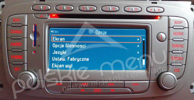 TravelPilot FX SD Polskie Menu Serwis Nawigacji