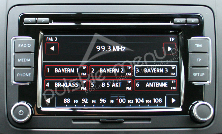 RCD 510 Polskie Menu Nauczymy Twoje Auto Języka