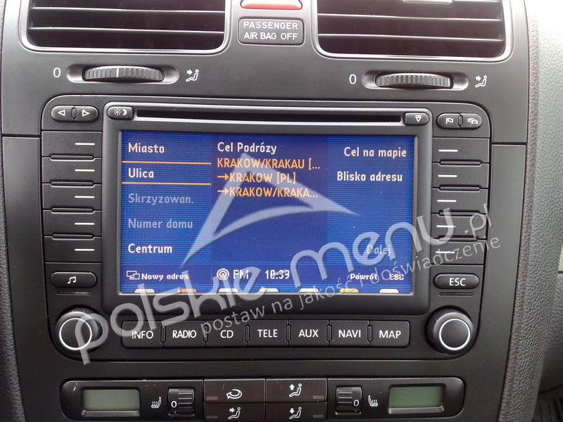 MFD2 CD/DX Polskie Menu Serwis Nawigacji