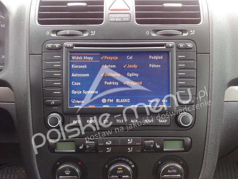 MFD2 CD/DX Polskie Menu Serwis Nawigacji